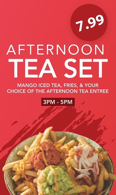 Afternoon Tea Set — $7.99